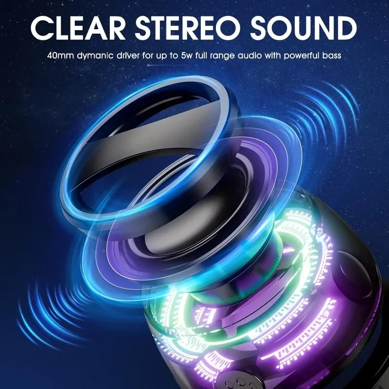 Magnetic Mini Speaker with RGB Lights